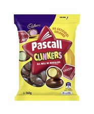 VIRAL Cadbury Pascall Clinkers Dolci Cioccolato al Latte Importazione Australiana 160g