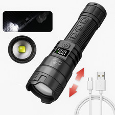 Torcia led ricaricabile 500000 - torcia,