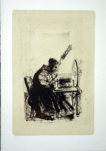 Pietro annigoni litografia - annigoni,,
