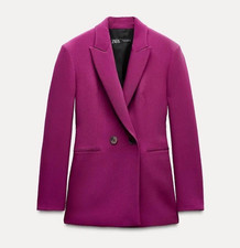 Blazer Zara Viola Donna Grande