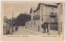 Cartolina Neuchâtel Hôpital