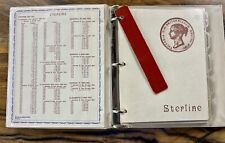 ALBUM RACCOGLITORE MONETE TIPOLOGICO PER STERLINE COLLEZIONE NUMISMATICA