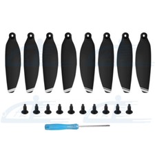 8 pezzi eliche argento basso