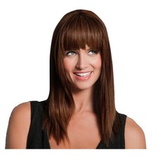 Hairdo Frangia Finta Castano
