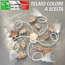 PLAFONIERA IN FERRO BATTUTO 5