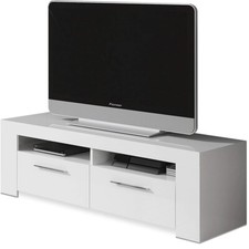 Mobile porta TV moderno televisione salotto soggiorno BIANCO 120X40X42 - 006621A