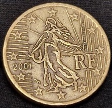 Moneta da 50 centesimi di euro