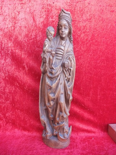 Madonna figura legno - madonna,