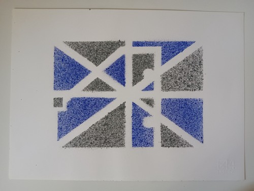 Disegno tempera astratto - disegno,