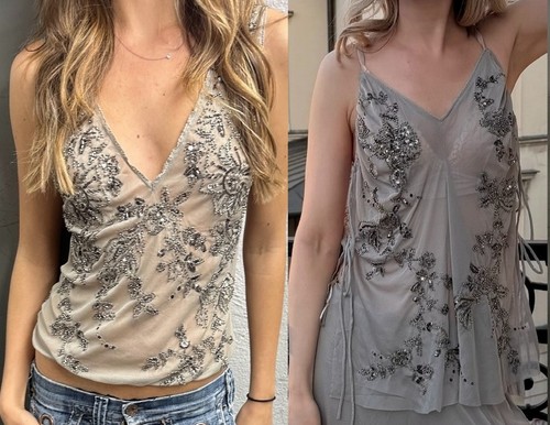 Zara grigio chiaro tulle - grigio,