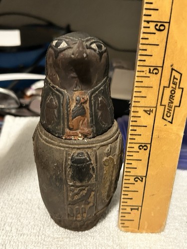 Raro antico vaso canopico