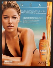 Ritaglio da giornale Pubblicità L'Oreal Doutzen Kroes