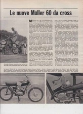 advertising Pubblicità MOTO MULLER CROSS 60 1968 MOTOITALIANE MOTOCROSS EPOCA