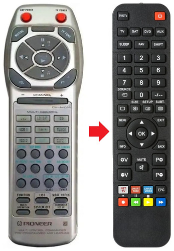 Telecomando adatto per - , pioneer