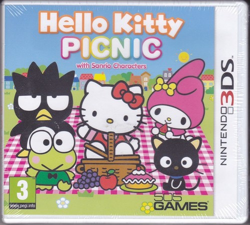 Nintendo 2ds 3ds hello - nintendo, kitty