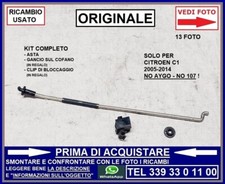 ASTA ASTINA STAFFA COFANO + GANCIO + SUPPORTO SOLO X CITROEN C1 2005-2014
