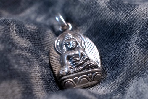 Ciondolo antico indiano - ciondolo, buddha