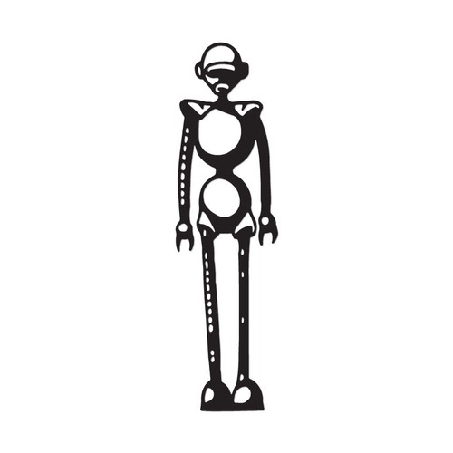 Robot adesivo decalcomania - -,