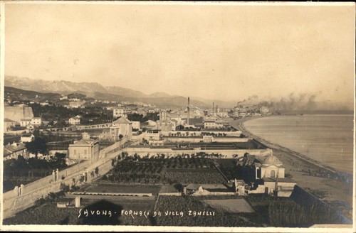 Cartolina savona villa - cartolina, savona,