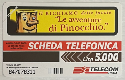 Carta telefonica le - -,