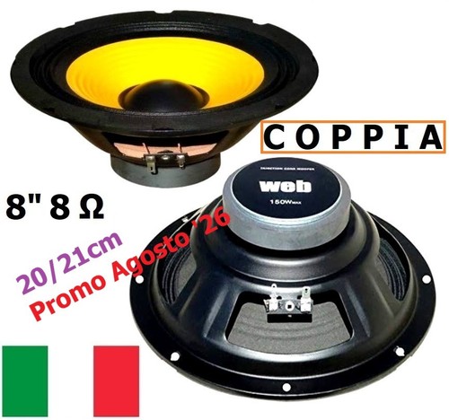 Coppia woofer 8 - coppia,