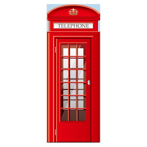 2pcs londra cabina telefonica - 2pcs,