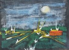 Paesaggio futurista firmato