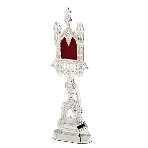 Reliquiario ostensorio ottone