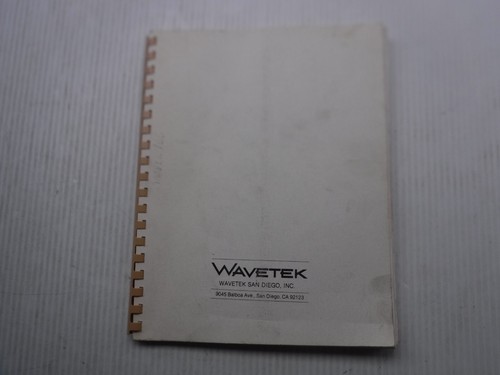 Wavetek 166 50mhz - 166,