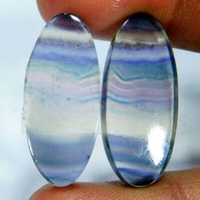 34,40 ct. Coppia di pietre
