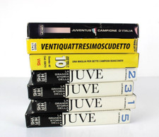 Lotto 7 VHS Videocassette JUVENTUS La grande storia della Juve Campione d'italia