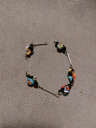 Bracciale collana vetro - bracciale,