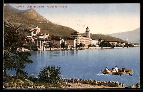 Cartolina gardone riviera - cartolina, gardone-riviera
