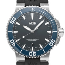 Oris Aquis Date 733.7653.41.55RS 43mm Black Dial 14/06/2013 6577U