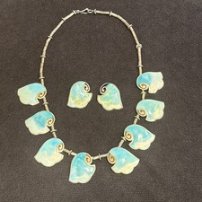Collana e orecchini vintage