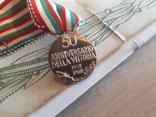 Medaglia oro vittorio veneto - vittorio,