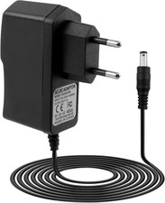 9V 1A Alimentatore per Pedali Chitarra, Centro Negativo Manicotto Positivo, Cari