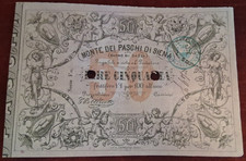 50 LIRE BUONO DI CASSA MONTE