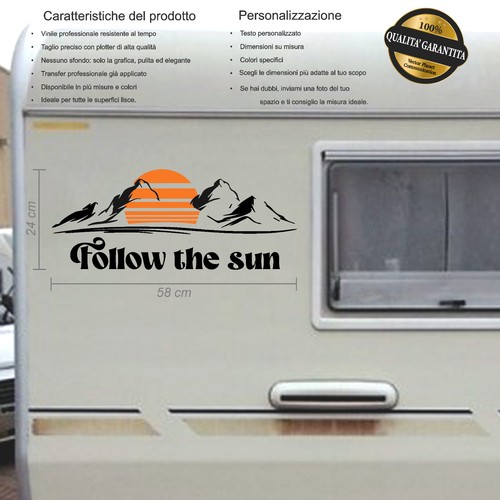 Adesivo camper frase viaggi