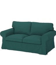 Ikea Ektorp Fodera Divano 2 Posti Totebo Turchese Scuro