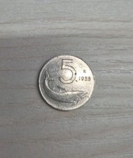  moneta da 5 Lire Delfino