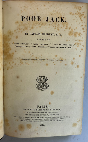 1841 poor jack captain - by,