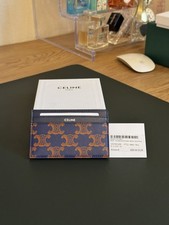 CELINE 'Triomphe Canvas Card