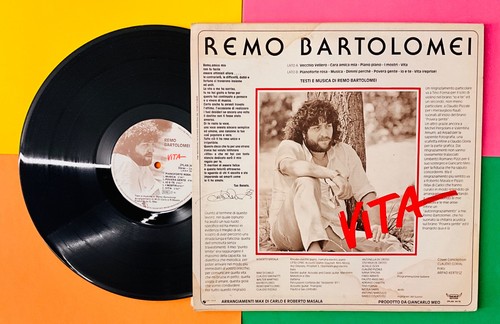 Remo bartolomei raro 1982 - lp,