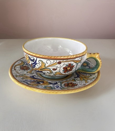 Tazza piattino grazia deruta - piattino,