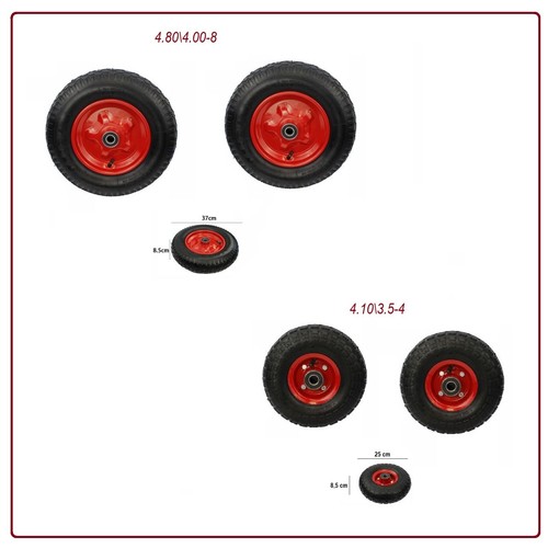 Ruote aria carrello - 2, ad
