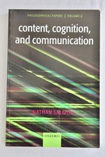 Content, Cognition, and