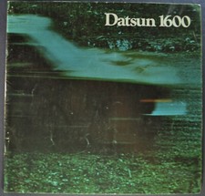 Brochure catalogo Datsun 1600 1971 510 berlina vagone Nissan bella originale canadese