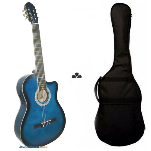 Chitarra classica blu - classica,