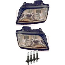 Set Di Fari Per Audi A6 Anno 09/94-04/97 H1+H1 Fari Anteriori